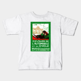 1925 Belgian Automotive Show Kids T-Shirt